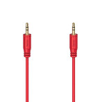 Hama Flexi-Slim Minijack kabel - 0,75m (3,5mm/3,5mm) Rød