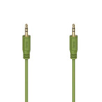 Hama Flexi-Slim Minijack kabel - 0,75m (3,5mm/3,5mm) Grønn