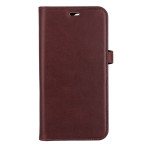Buffalo 2-i-1 lommebok iPhone 14 Pro Max Skinn (3 kort) Brun