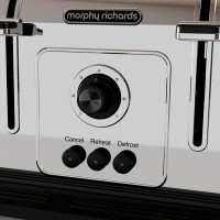 Morphy Richards Venture Brødrister (4 skiver) Hvit
