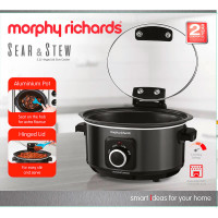 Morphy Richards 460020 Slow Cooker 3,5L m/hengsel - Svart