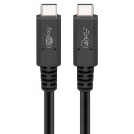 Goobay USB-C Kabel USB4 100W 40 Gbit/s - 0,8m (TB4)