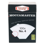 Moccamaster Kaffefilter størrelse 4 - 100-pakning