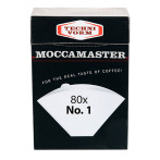 Moccamaster Kaffefilter størrelse 1 - 80-pakning