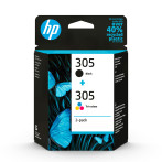 HP 305 Blekkpatron (svart+farge) 2pk