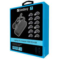 Sandberg Laptop AC Adapter 90W (12 plugg)