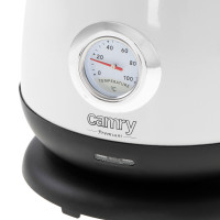 Camry Vannkoker 1,7 liter m/termometer - Hvit