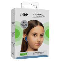 Belkin SoundForm Nano Earbuds for Barn 7+ (5 timer) Blå