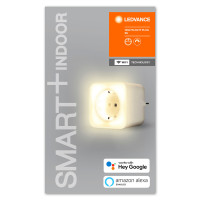 Ledvance Smart+ Wi-Fi stikkontakt m/nattlys (m/energimåler)