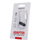 Forever USB-C til Minijack Adapter (USB-C/3,5mm) Hvit