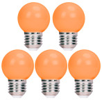 Forever LED pære E27 for Lyskjede - 2W (10W) Orange - 5pk