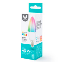 Forever WiFi LED-pære E14 - 5,5W (40W) RGB