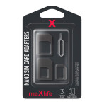 Maxlife SIM-kortadapter (Nano/Micro/Alm.)
