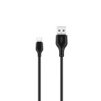XO NB103 USB-C Kabel - 1m (USB-A/USB-C) Svart