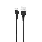 XO NB132 Micro USB Kabel 2A - 1m (USB-A/microUSB) Svart