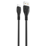 XO NB185 USB-C Kabel 6A - 1m (USB-A/USB-C) Svart