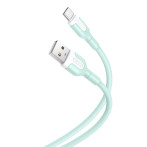XO NB212 USB-C Kabel 2.1A - 1m (USB-A/USB-C) Grønn