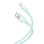 XO NB212 Lightning Kabel 2,1A - 1m (USB-A/Lightning) Grønn