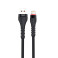 XO NB213 Lightning Kabel 2,4A - 1m (USB-A/Lightning) Svart