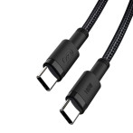 XO B-Q199 USB-C PD Kabel 100W - 1,5m (USB-C/USB-C) Svart