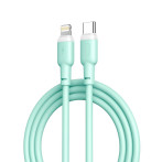 XO NB208A Lightning kabel 20W - 1m (USB-C/Lightning) Grøn