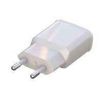 XO L92C USB Lader 2,4A + microUSB Kabel (2xUSB-A) Hvit