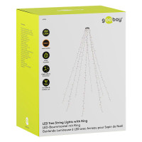 LED Lyskjede for Juletre m/ timer (8 strenger/280 LED)