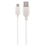 Maxlife USB-C Kabel 1A - 1m (USB-A/USB-C) Hvit