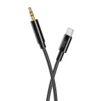 XO NB-R211B USB-C til Minijack-kabel 1m - Sort