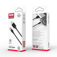 XO NB187 Micro USB til USB-A Kabel 2,1A -1m (magnetisk) Hvit