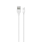 XO NB103 Micro USB Kabel 2.1A - 1m (USB-A/microUSB) Hvit