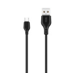 XO NB103 Micro USB Kabel 2.1A - 2m (USB-A/microUSB) Svart