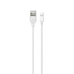 XO NB103 Micro USB Kabel 2.1A - 2m (USB-A/microUSB) Hvit