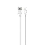 XO NB103 USB-C Kabel 2,1A - 1m (USB-A/USB-C) Hvit