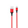 XO NB143 Lightning Kabel 2,4A - 2m (USB-A/Lightning) Rød