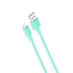 XO NB156 Lightning Kabel 2,4A - 1m (USB-A/Lightning) Grønn