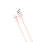 XO NB156 Lightning Kabel 2,4A - 1m (USB-A/Lightning) Rosa