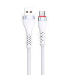 XO NB213 USB-C Kabel 2,4A - 1m (USB-A/USB-C) Hvit