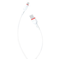 XO NB-P171 Lightning Kabel 2,4A - 1m (USB-A/Lightning) Hvit