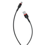 XO NB-P171 USB-C Kabel 2,4A - 1m (USB-A/USB-C) Svart