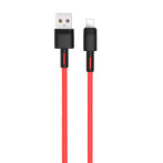 XO NB-Q166 Lightning Kabel 5A - 1m (USB-A/Lightning) Rød
