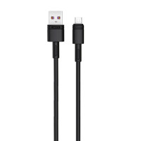 XO NB-Q166 Micro USB Kabel 5A - 1m (USB-A/microUSB) Svart