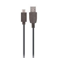 Maxlife USB-C Kabel 2A - 1m (USB-A/USB-C) Svart