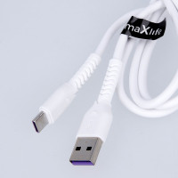 Maxlife MXUC-04 Lightning Kabel 3A -1m (USB-A/Lightning) Hvi