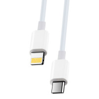 Maxlife MXUC-05 Lightning Kabel 20W-1m (USB-C/Lightning)Hvit