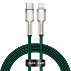 Baseus Cafule USB-C - Lynkabel 20W - 1m (metall) Grønn