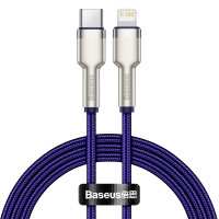 Baseus Cafule USB-C - Lightning Kabel 20W - 1m (Metall) Lill