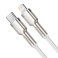 Baseus Cafule USB-C - Lightning Kabel 20W - 2m (Metall) Hvit