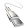 Baseus Cafule USB-C - USB-C Kabel 100W - 1m (Metall) Hvit