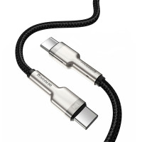 Baseus Cafule USB-C - USB-C Kabel 100W - 2m (Metall) Svart